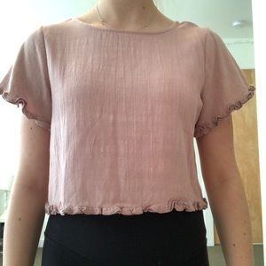 Pacsun lettuce edge top